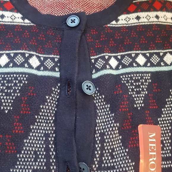 Geometric Design Cardigan - Picture 3 of 3